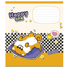 Зошит уч. "Школярик" 12арк.# /3532K/ "Happy one " виб.УФ-лак (дівчинка) (30/300)