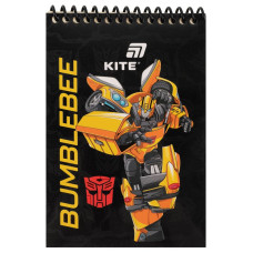 Скетчбук А6/48арк. "Kite" /TF26-196/ пласт. спіраль Transformers (1/20)