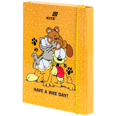 Папка для зошитів "Kite" /GF26-210/ В5 на гумці картон Garfield Retro/Classic (1/10)