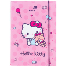 Папка для зошитів "Kite" /HK26-210-1/ В5 на гумці картон Hello Kitty (1/10)