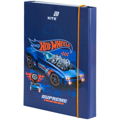 Папка для зошитів "Kite" /HW26-210/ В5 на гумці картон Hot Wheels (1/10)