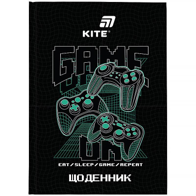 Щоденник шкільний "Kite" /K26-262-5/ тверда обкл., Game on (1/20)