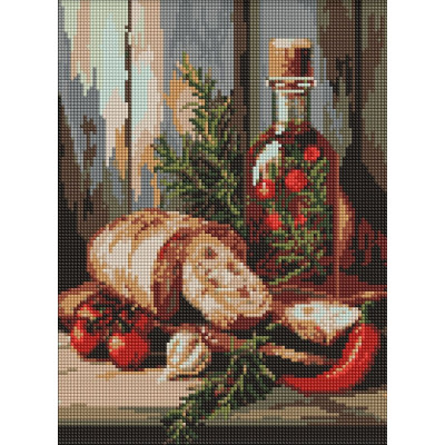 Алмазна мозаїка "Ідейка" /AMO20098/ "Запашний натюрморт" 30*40см