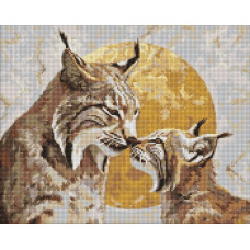 Алмазна мозаїка "Ідейка" /AMO20384/ "Пильний заxист" 40*50см