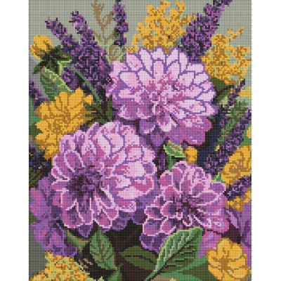 Алмазна мозаїка "Ідейка" /AMO20057/ "Фіолетовий танок" 40*50см