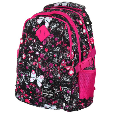 Рюкзак-орт. "JO/Joypack" /0072SE/ "Butterfly" 3 від., отв/ навуш., від/ноут 39*28*17см