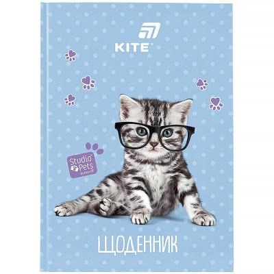 Щоденник шкільний "Kite" /SP26-262-2/ тверда обкл., Studio Pets (1/20)