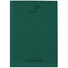 Щоденник шкільний "Kite" /K26-262-13/ тверда обкл., зелений (1/20)