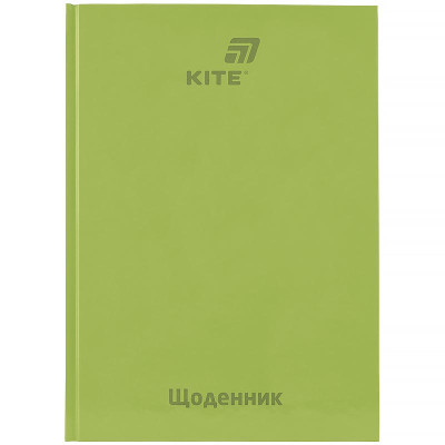 Щоденник шкільний "Kite" /K26-262-16/ тверда обкл., салатовий (1/20)