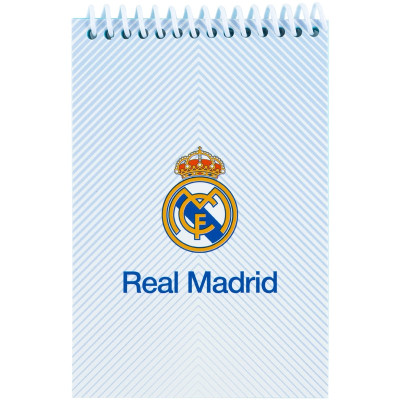 Скетчбук А6/48арк. "Kite" /RL26-196-1/ пласт. спіраль FC Real Madrid-1 (1/20)