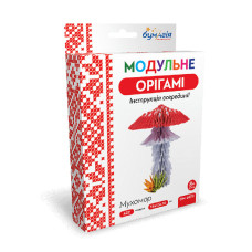 Модульне оригамі "Бумагія" "Мухомор" /ОМ6078/ (1/24) Модульне оригамі "Бумагія" "Мухомор" /ОМ6078/ (1/24)