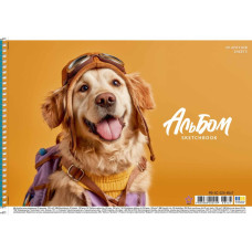 Альбом для малювання "Star" А4/20арк./PB-SC-020-8567/ спіраль, 100г/м2, УФ-лак (9/108)
