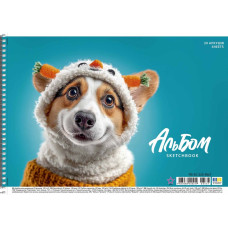 Альбом для малювання "Star" А4/20арк./PB-SC-020-8567/ спіраль, 100г/м2, УФ-лак (9/108)