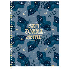 Блокнот "Genius" /B5-SC-080-6147K/ 80арк.# спіраль, ПК, мат/лам + тиснення, 90г/м2 (4/56)
