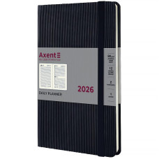 Щоденник "Axent" 2026 /8815-26-01-A/ Partner Lines, 145*210, чорний (1/12)