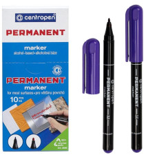 Маркер "Centropen" /2846/08/ перманентний, фіолетовий (10)