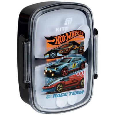 Ланчбокс "Kite" /HW26-181/ з наповненням 750 мл Hot Wheels (1/24)