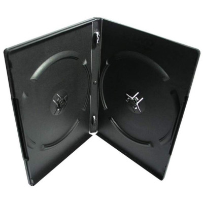 Бокс DVD slim на 2 диска 7 мм (1/100)
