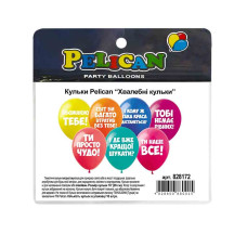 Кульки повітряні "Pelican" /828172/ 12"(30сm)  "Хвалебнi кульки" 1-стор. 10шт