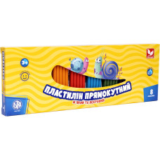 Пластилін восковий "Школярик" 8 кол. прямокутн. /303116002-UA/ 176 г (1/22) Пластилін восковий "Школярик" 8 кол. прямокутн. /303116002-UA/ 176 г (1/22)