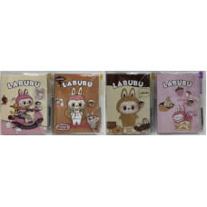 Блокнот 14,2*19,8см/70арк. /223800/ == на кнопці з ручкою "Labubu Лабубу" (1/8) Блокнот 14,2*19,8см/70арк. /223800/ == на кнопці з ручкою "Labubu Лабубу" (1/8)