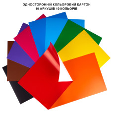 Картон кольоровий А4/10арк "YES" /955489/ Miffy односторонній папка (1/100)