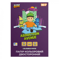 Папір кольоровий А4/20арк "YES" /955494/ Stumble Guys  двосторонній, скоба (1/50)