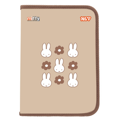 Папка на блискавці А4 "Yes" /492408/ Miffy  з внутр. кишенею (1/12/48)