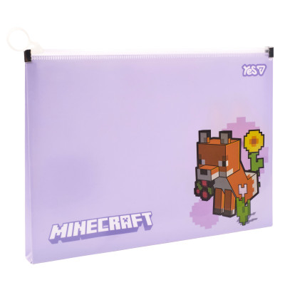 Папка-конверт з бігунком B5 "YES" /492354/ Minecraft (12/144)