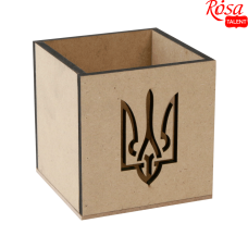 Стакан "Rosa Talent" /240804/006/ „Тризуб“ МДФ, 10х10х10см