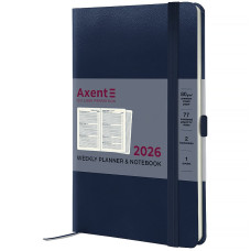 Щотижневик "Axent" 2026 /8505-26-02-A/ Partner Strong, 125*195, синій (1/12)
