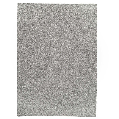 Флексика(фоаміран) "JO" /17GLA4-054/ EVA 1,7mm A4 GLITTER "Сірий" 10шт/уп (1/96)