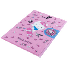 Папка-куточок А4 "Kite" /HK25-248-4/  з клапаном  Hello Kitty (1/12)
