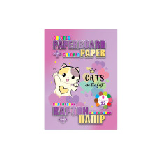 Набір картон+папір кол. "Kidis" /13289/ картон 8 арк (у т.ч. 2 арк металік), папір двостор. 70гр. 12 арк. "Move to Live" (8) Набір картон+папір кол. "Kidis" /13289/ картон 8 арк (у т.ч. 2 арк металік), папір двостор. 70гр. 12 арк. "Move to Live" (8)