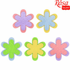 Заготовка "Rosa Talent" /432/ "Квіти 3" 4,5*5см-5шт, 3,6*4см-5шт