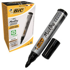 АКЦІЯ Маркер перманентний "BIC" 2000  09 ЕКО /8209153/ чорний 2+1 (1)