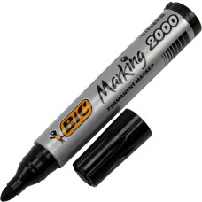 АКЦІЯ Маркер перманентний "BIC" 2000  09 ЕКО /8209153/ чорний 2+1 (1)