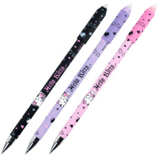 Ручка гелева пиши-стирай "Kite" /HK26-350-2/ Hello Kitty, синя (12/144)