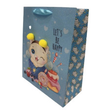Пакет подарунковий "Art studio of Happines" 35х37х12см /GB-21126/ (10)