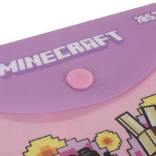 Папка-конверт на кнопці В7 "Yes" /492348/ Minecraft (10/400)