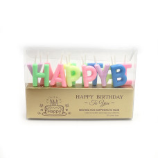 Набір свічок для торту "JO" /DSCN9381/ свічка-буква "Happy birthday" (1/10)