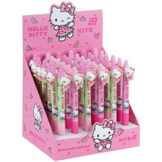 Ручка кулькова автомат "Kite" /HK26-393/ з фігуркою Hello Kitty синя (36/1296)