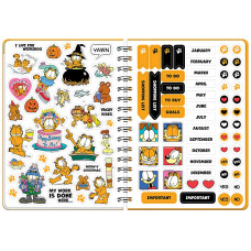 Щоденник-планувальник шкільний "Kite" /GF26-438/ тверда обкл., Garfield Retro/Classic (1/10)