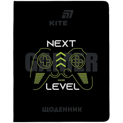 Щоденник шкільний "Kite" /K26-283-2/ м'яка обкл. PU, Next level (1/18)