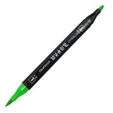 Фломастери "AIHAO" 24 кол. /AH-CP-600-24/ ДВОСТОРОННІ, пензлик м'який / жорсткий (1/16/64)