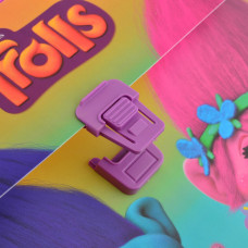 Портфель дитячий А4 "1В" /491308/ "Trolls" пластикова коробка (1/12/48)