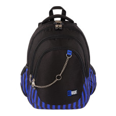 Рюкзак шкільний "ST.RIGHT" /BP06/ BLACK & BLUE 667510, 43*31*21 см
