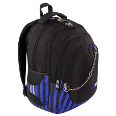 Рюкзак шкільний "ST.RIGHT" /BP06/ BLACK & BLUE 667510, 43*31*21 см