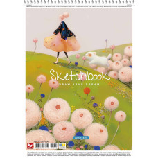 Альбом для малювання "Школярик" А4/30арк./PB-SC-030-8041/ спіраль, 120г/м2, УФ-лак (9/63)