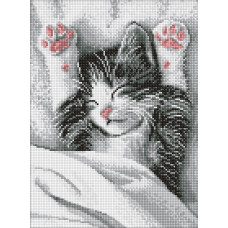 Алмазна мозаїка "Ідейка" /AMO20204/ "Муркотливий ранок" 30*40см